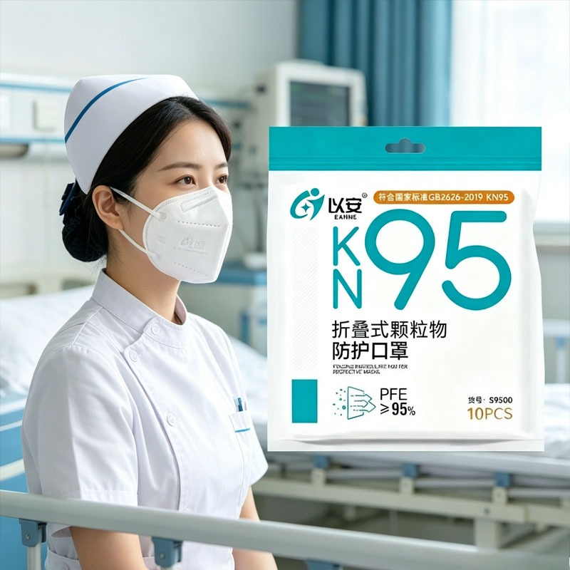 Surgical Mask - Máscara protetora não tecida padrão KN95,